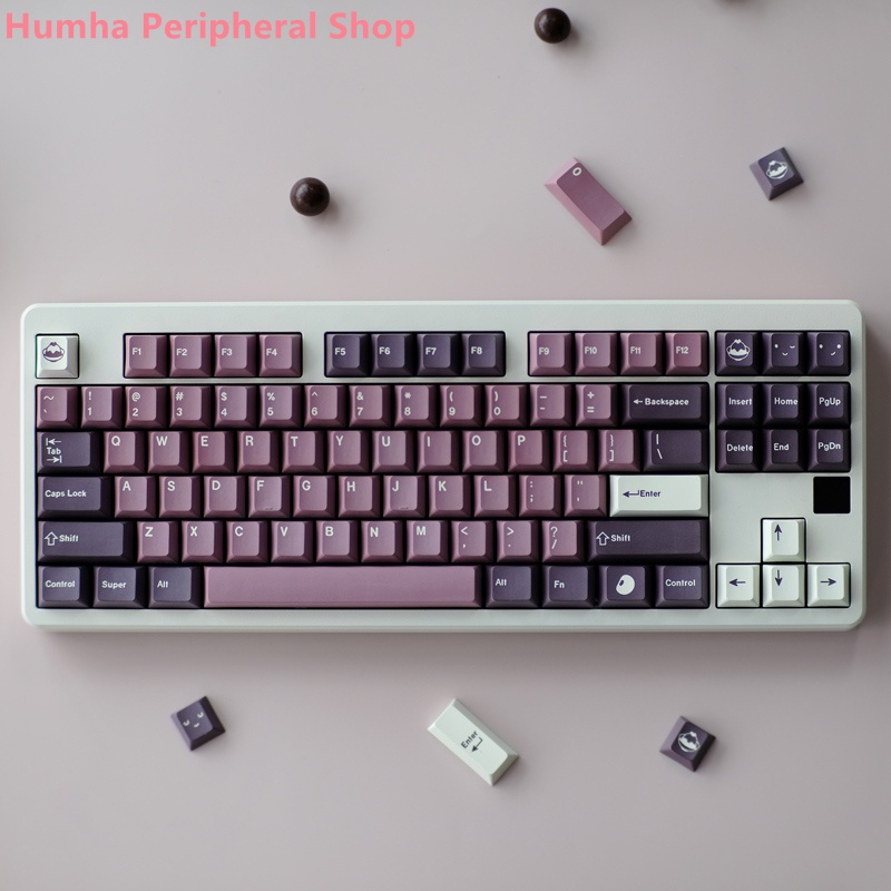 Humha Bingsu keycap Chất liệu PBT Nhuộm-Sublimation Cherry profile Bàn phím cơ keycap Cá nhân keycap