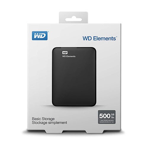 Ổ CỨNG DI ĐỘNG WD ELEMENTS 500GB | BigBuy360 - bigbuy360.vn
