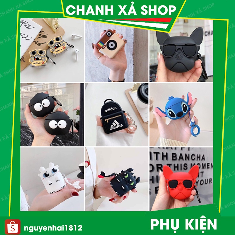 Vỏ ốp case airpod airpods bảo vệ bao đựng tai nghe không dây bluetooth 1/2/i12/i9/i7/tws