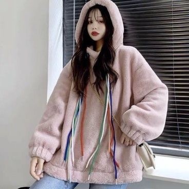 Áo Hoodie Lông Dây Đan Phối Màu Kèm Mũ 3 Màu G071 | BigBuy360 - bigbuy360.vn