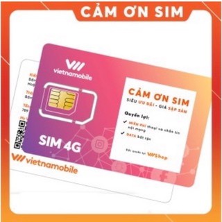 [Miễn Phí 1 Tháng] Sim Data không giới hạn , sim VNMB gói cước cảm ơn gia hạn 30k/tháng