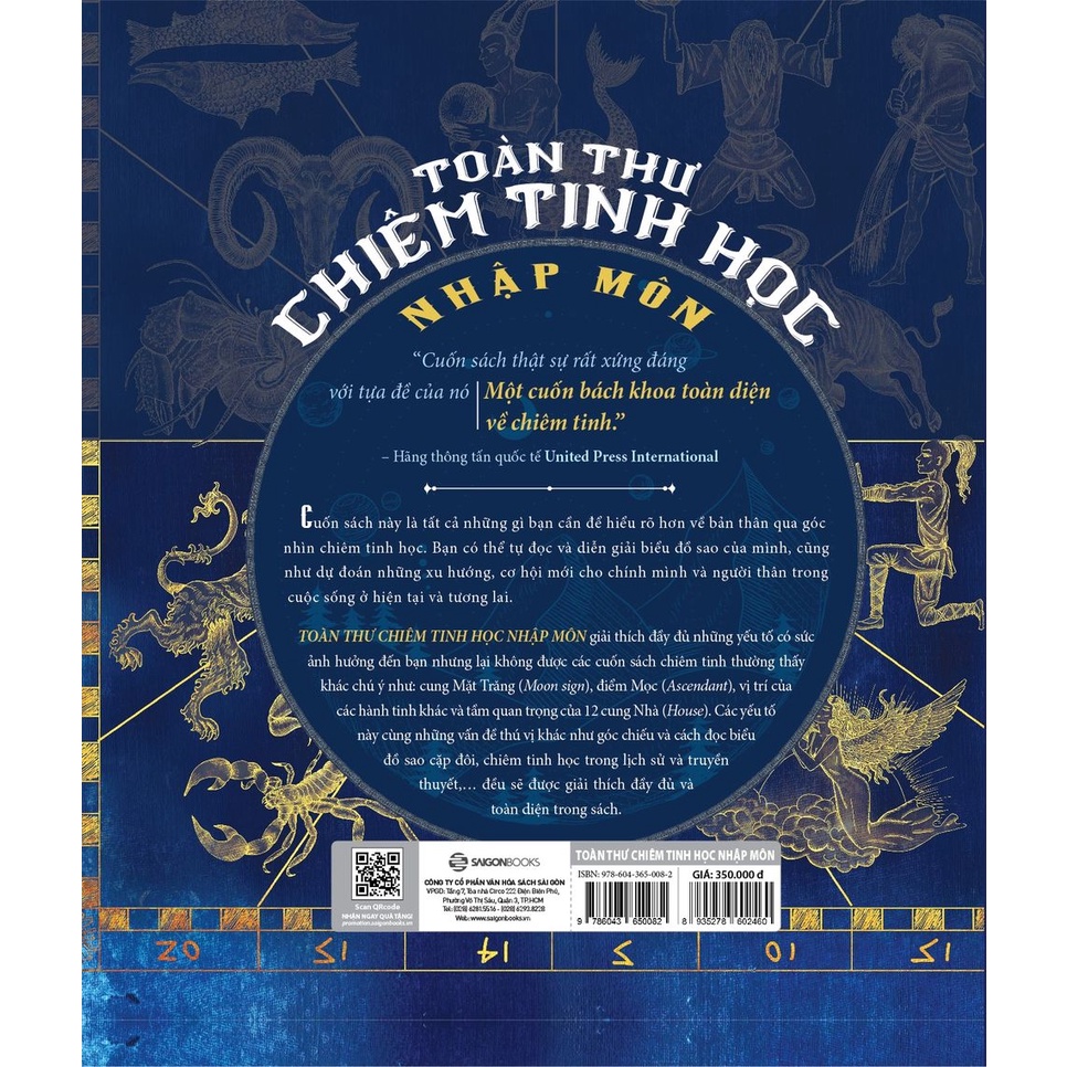 Sách - Toàn thư chiêm tinh học nhập môn - Tác giả: Joanna Martine Woolfolk