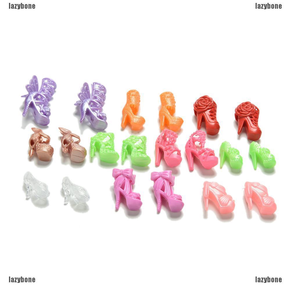 Bộ 20 / 10 Đôi Giày Cho Búp Bê 11