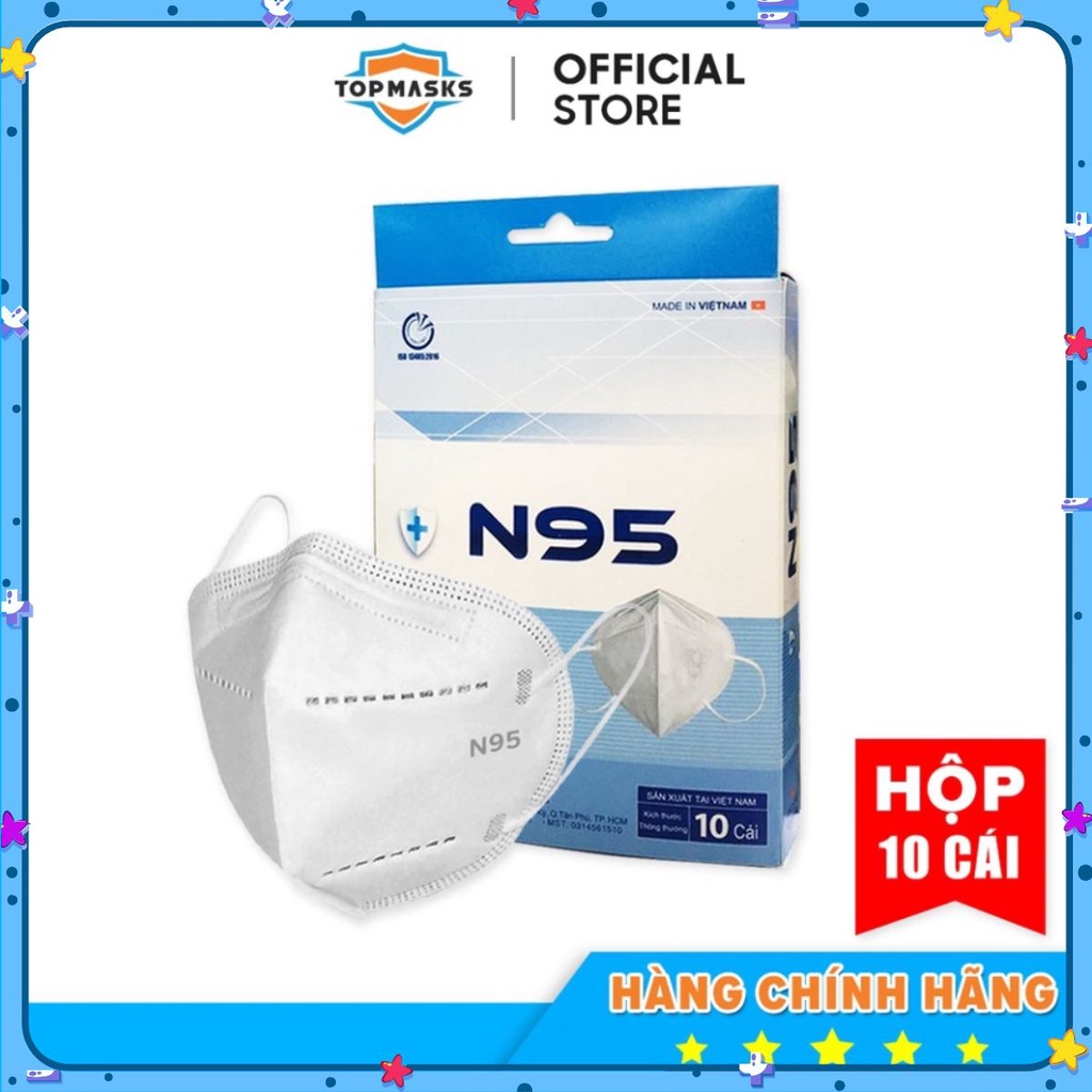 HÀNG TỐT - Khẩu Trang N95 1 Hộp Người Lớn Kháng Khuẩn Chống Bụi Mịn | 1 Hộp 10 Cái Chính Hãng Cửu Long | Đạt Tiêu Chuẩn | BigBuy360 - bigbuy360.vn