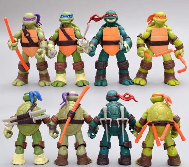 Nhiều Mẫu &amp; Size  Set Mô Hình Ninja Rùa Ninja Mutant Turtle