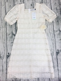 VÁY REN TRẮNG DỰ TIỆC-Size S