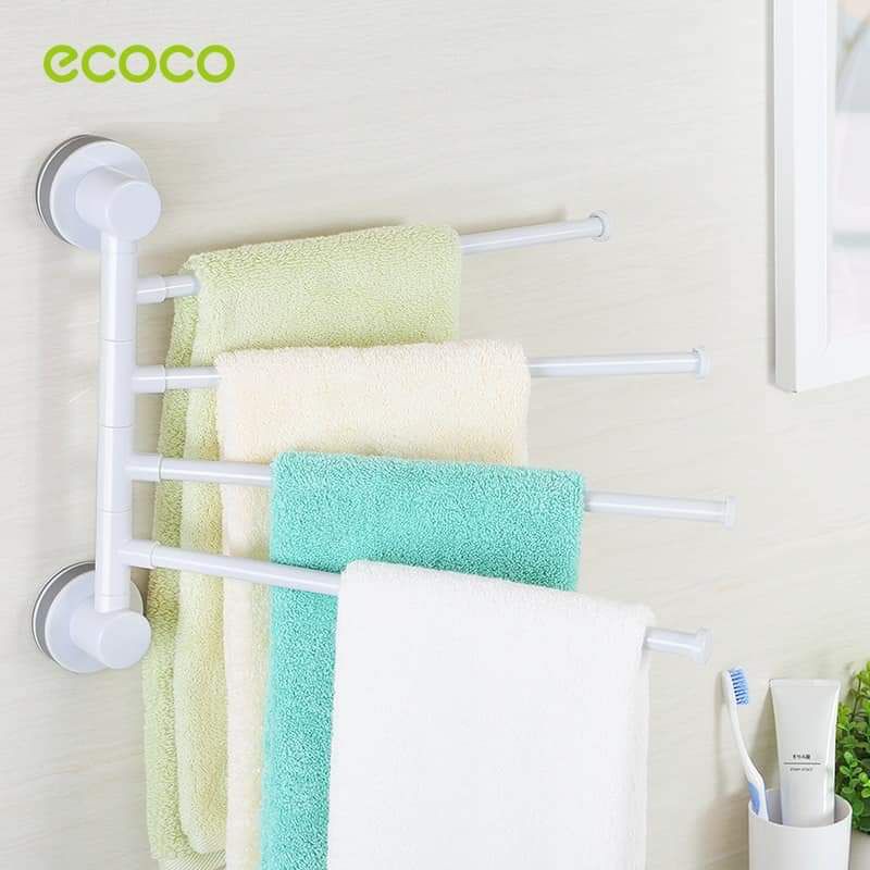 Móc dán tường treo khăn tắm 4 móc Ecoco,,,