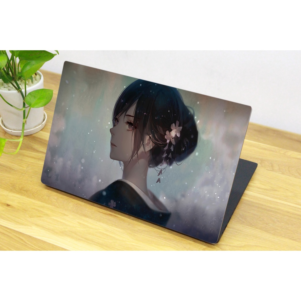 Skin Laptop In Hình Kimono Dành Cho Các Dòng Máy Dell Hp Asus Msi Acer Lenovo Macbook Theo Yêu Cầu