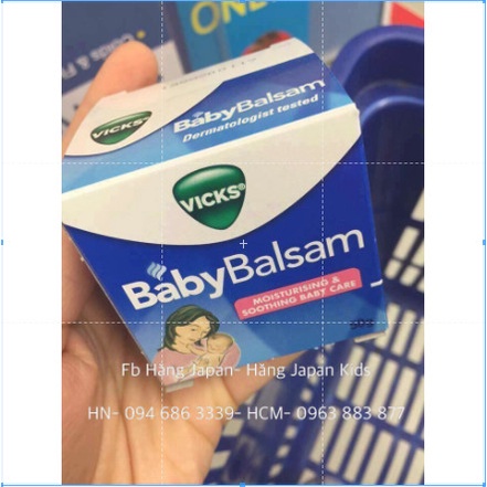 Dầu tràm Vicks Baby Balsam cho bé và mẹ chiết xuất từ thiên nhiên