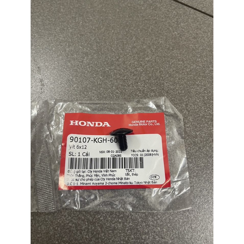 ốc yếm khóa xe future neo future x ốc bắt bửng rsx 110 s110 an pha 110 blade 110 hàng chính hãng 90107KGH600