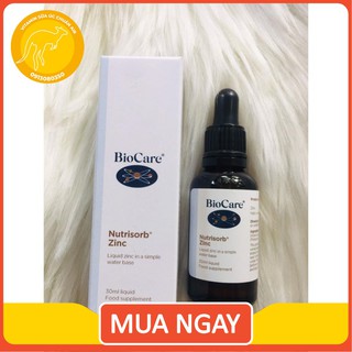 Kẽm nhỏ giọt BioCare Tăng Sức Đề Kháng BioCare Zinc Dạng Giọt 30ml