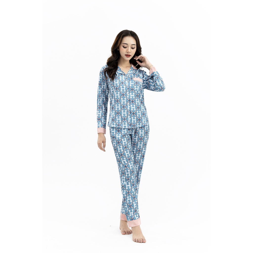 Đồ Bộ  Ngủ Pijama VADESI Lụa Cao Cấp Nữ Nhiều Màu Quần Áo Dài Tay Mặc Nhà Đẹp Sau Sinh Đẹp Thấm Hút Thoáng Mát