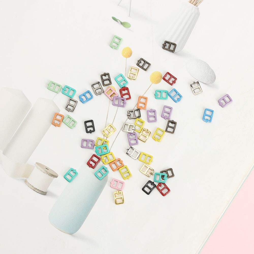 Set 20 / 40 nút khóa ba mặt 13 màu 2.5mm bền bỉ dùng làm đồ thủ công cao cấp