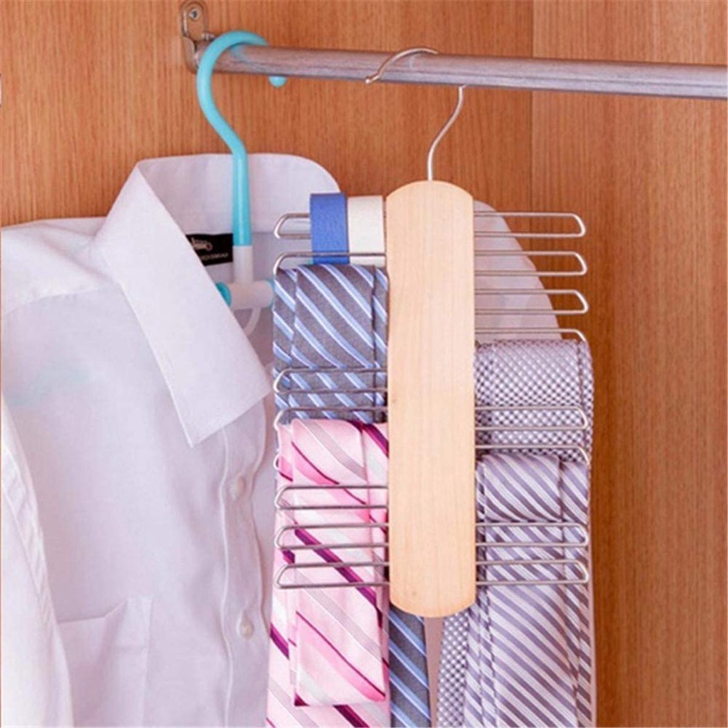 Dây Nịt 20 Thanh Treo Cà Vạt Chống Trượt Tiện Lợi