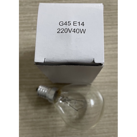 Bóng đèn sợi đốt chống rung chất lượng cao G45 E14 / 220~ 240V-40W