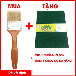 (MUA 1 TẶNG 1) Chổi quét sơn, cọ quét sơn tặng 1 cước cọ đa năng