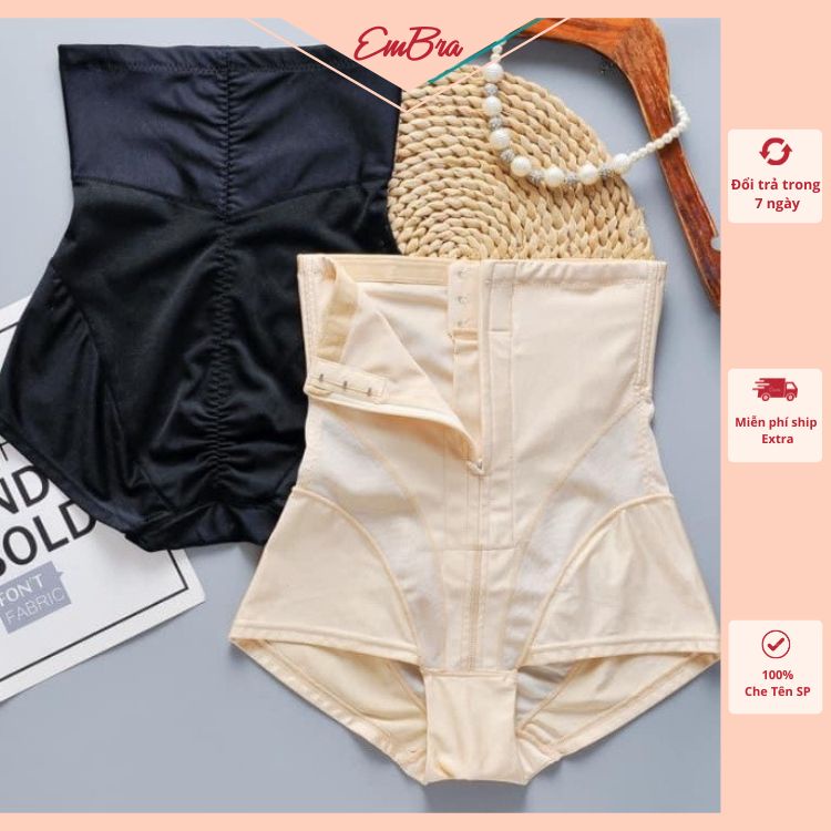 Quần nâng mông gen bụng chất liệu lụa cao cấp có khoá kéo và móc cài tiện lợi mã EBDDH06