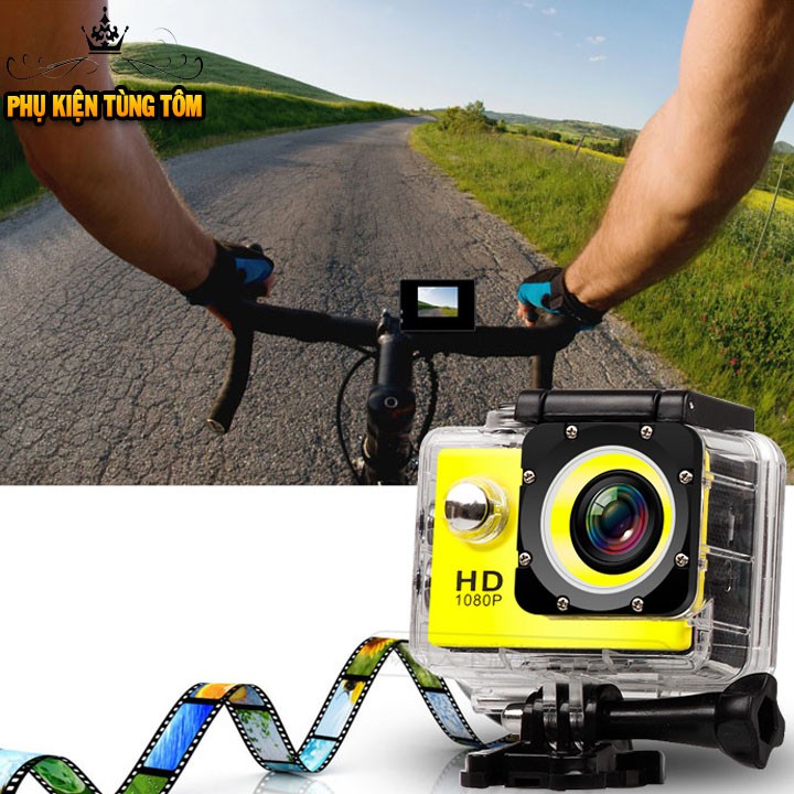 FREE SHIP Camera hành trình xe máy Chống nước FULL HD 1080 Sport Cam A9 Full HD