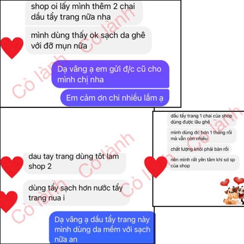 Dầu tẩy trang Cỏ Lành 50ml