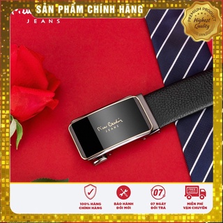  Thắt lưng nam cao cấp Pierre Cardin chính hãng ánh vàng đồng dây nịt nam cao cấp da thật sang trong và đẳng cấp 