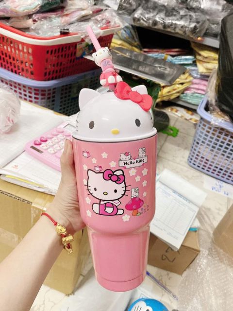🌻 LY GIỮ NHIỆT HELLO KITTY 🎀 KITTY HOUSE