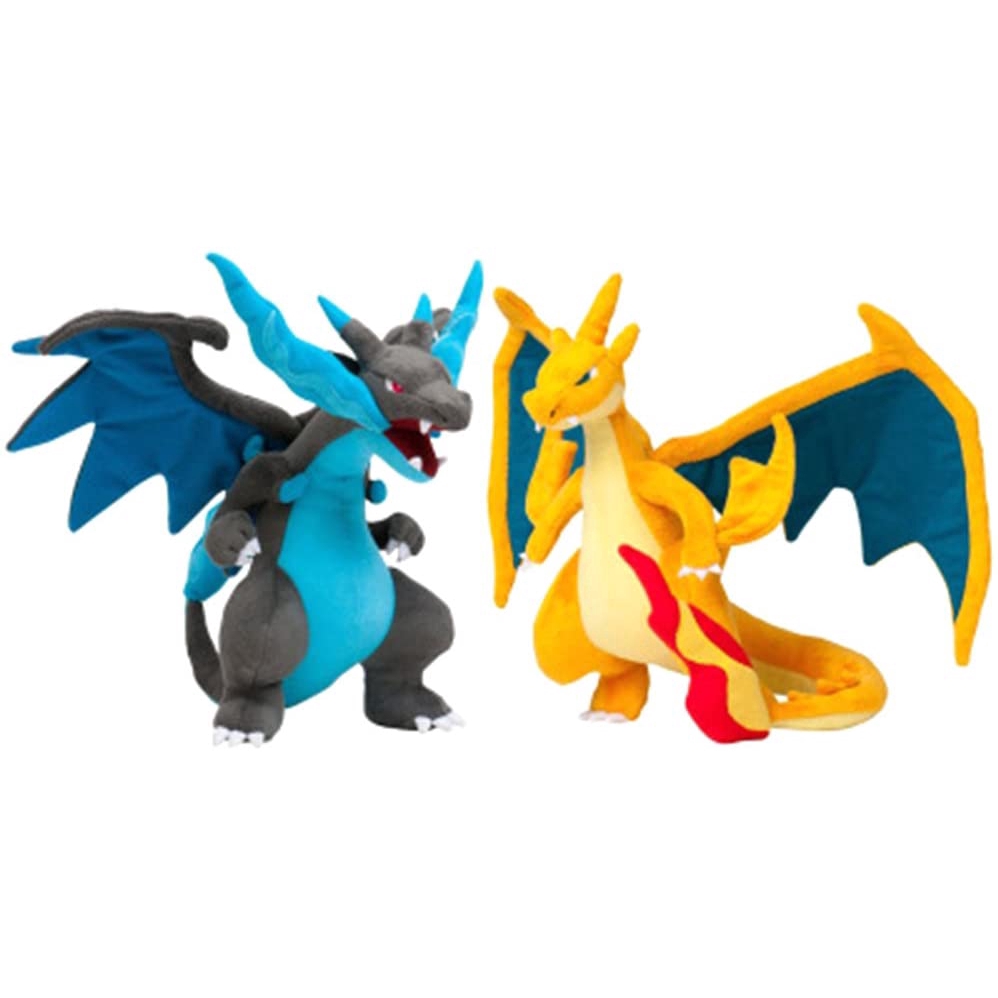 Mini Office Depot Fire Dragon Plush Stuffed Toy Cute Plush Charizard Soft Doll 9` (Blue)