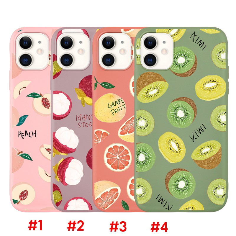 Ốp lưng họa tiết trái cây dễ thương cho Iphone 6/6s/6p/6sp/7/7p/8/8p/X/XS/XR/XSMAX/11/11Pro/11ProMax | BigBuy360 - bigbuy360.vn