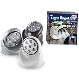 Đèn cảm ứng chuyển động - cảm biến xoay 360 độ dùng cho cầu thang, nhà bếp