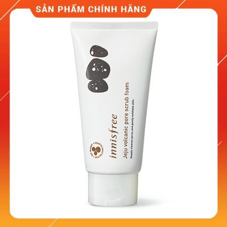 Sữa rửa mặt TẨY TẾ BÀO CHẾT INNISFREE Jeju volcanic pore scrub foam 150ml