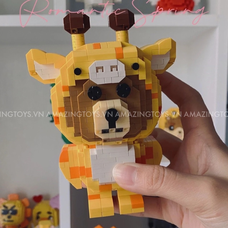 Mô hình lắp ráp nhân vật hoạt hình đáng yêu, dễ thương, giá siêu rẻ