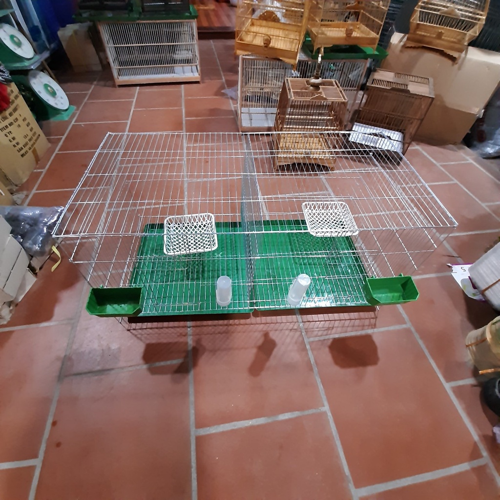 ĐÔI ỐNG ĐỰNG NƯỚC - ĐỰNG CÁM CHO CHIM cóng tròn