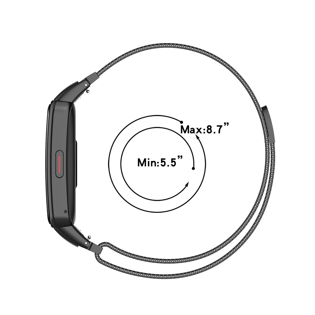 Dây Đeo Thay Thế Bằng Thép Không Gỉ Cho Đồng Hồ Huawei Band6 Honor Band 6