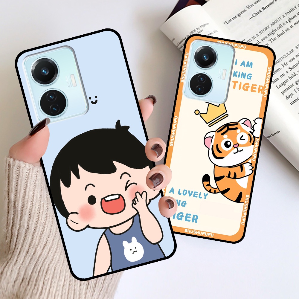 Ốp Vivo Y55 2022 in hình mickey, hổ, kingtiger siêu rẻ T19 - T24