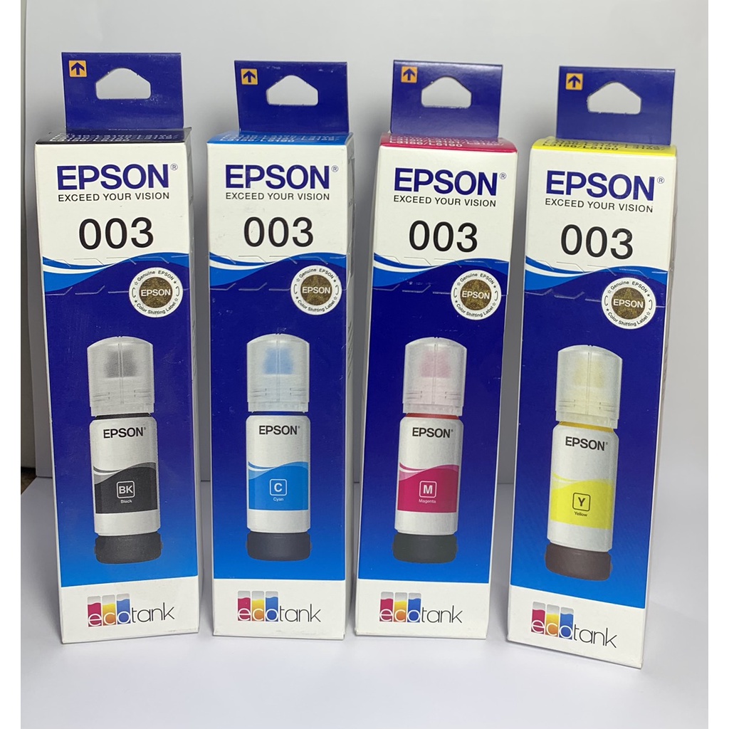 Mực Epson 003 Chính hãng - dùng cho Epson L1110 /L1210/ L3110/L3210 / L3150 / L1110 / L5190...