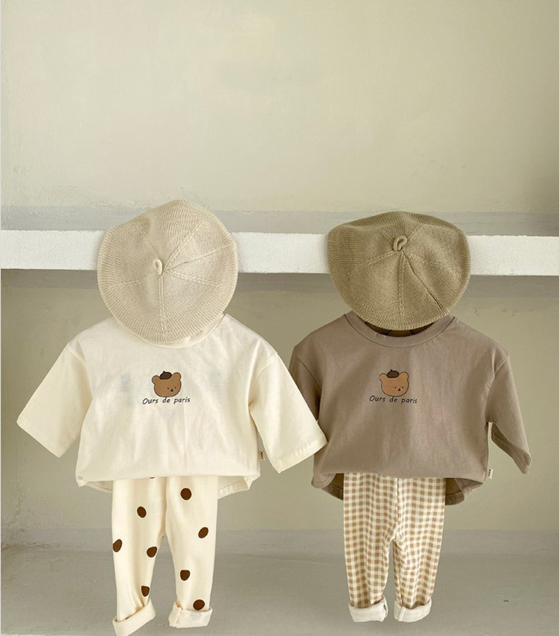 Áo Thun Dài Tay Thời Trang Hàn Quốc 2021 Cho Bé