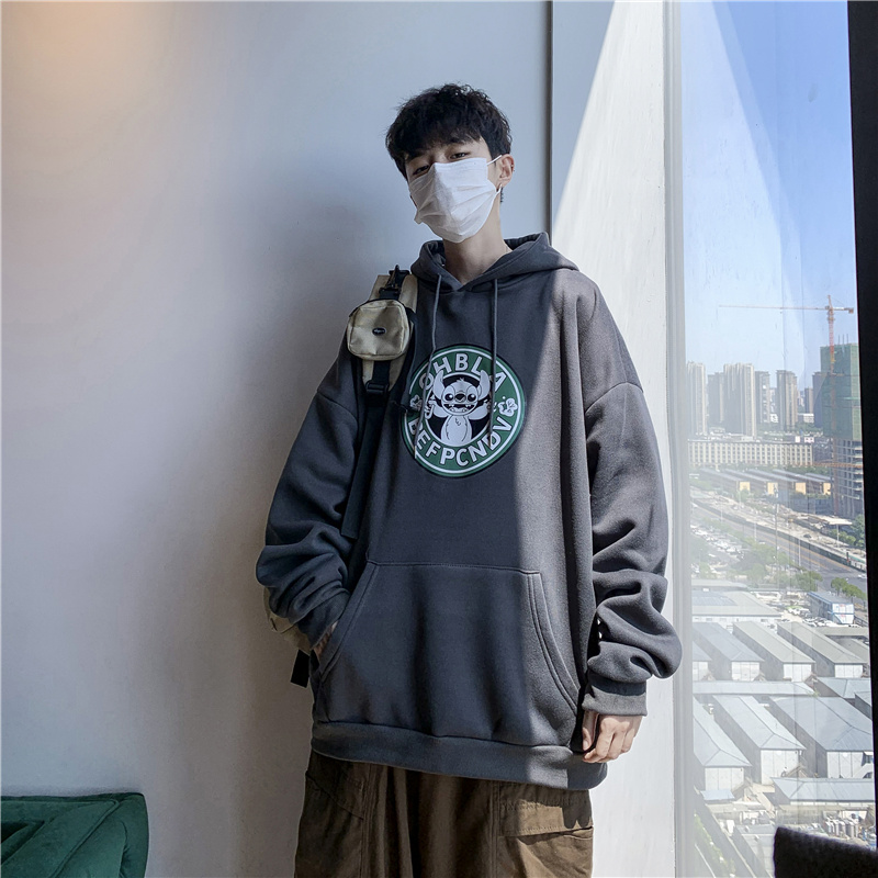 Áo Hoodie Form Rộng Thời Trang Năng Động Dành Cho Nam