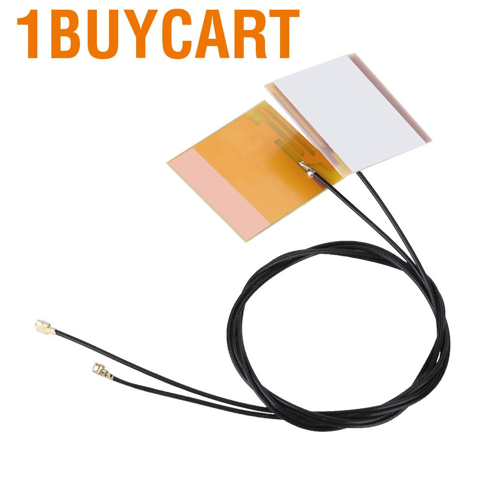 [1BUY]Bộ 2 dây nối tín hiệu ăng-ten IPEX 1 G1 tích hợp WiFi cho Notebook 2.4G/5G 46cm