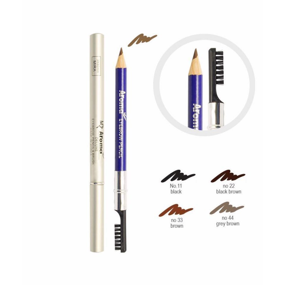 Chì Kẻ Mày Aroma Eyebrow Pencil & Brush (Korea) | WebRaoVat - webraovat.net.vn