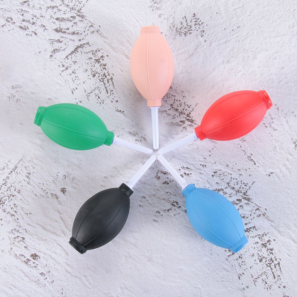 Dụng cụ thổi bụi làm sạch bằng silicon nhiều màu sắc làm sạch cho ống kính máy ảnh đồng hồ / bàn phím máy tính