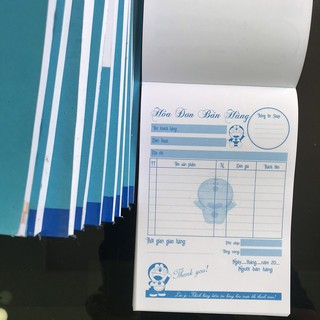 Cuốn Hóa Đơn Bán Lẻ in hình thú - QM