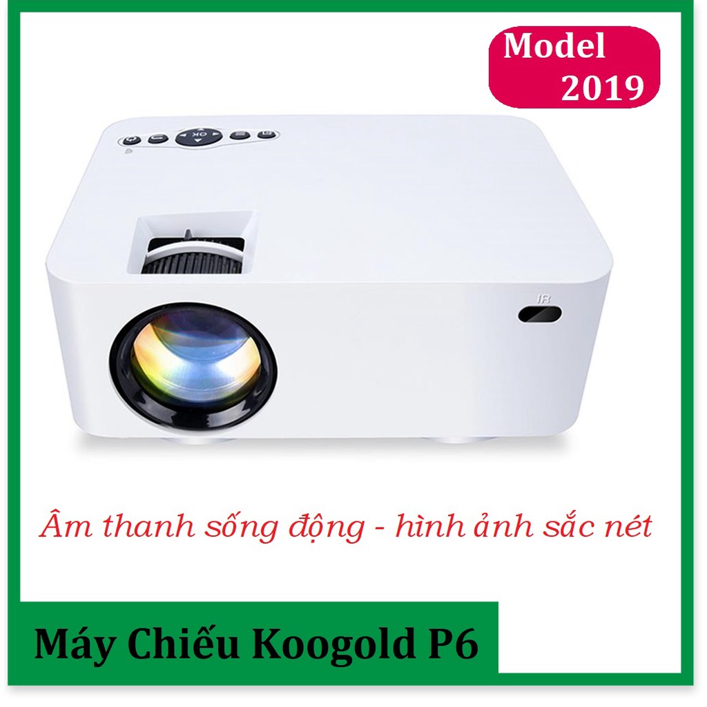 Máy Chiếu Bluetooth KOOGOLD ✔chính hãng✔️ Full HD, Kết Nối Wifi, Điện Thoại, Độ Phân Dải Cao, Sắc Nét. Bảo hành 12T