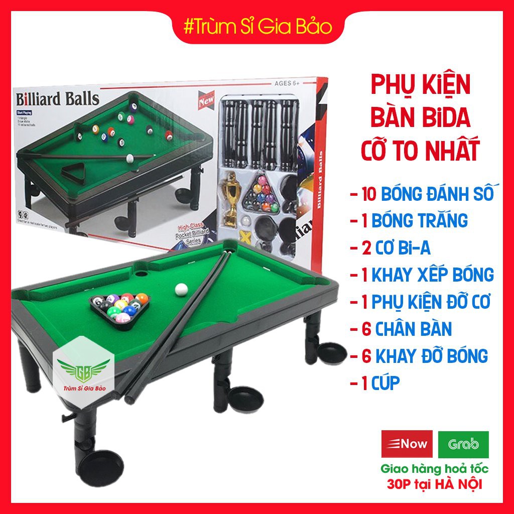 Bàn bi a mini cỡ lớn , bàn bida lỗ đồ chơi cho người lớn - trẻ em giá rẻ size to