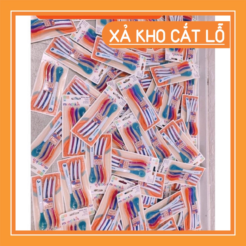 Thìa ăn dặm báo nóng Munchkin Mỹ  FLASH SALE