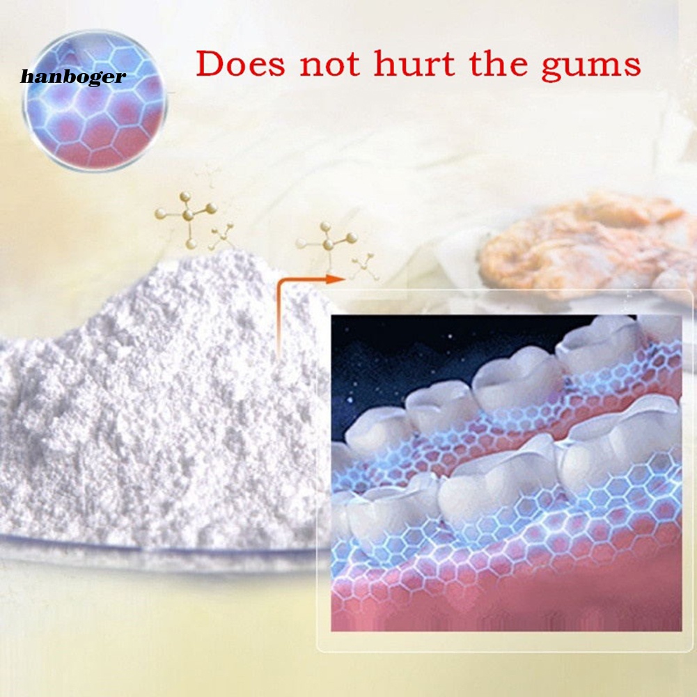 Bột tẩy trắng răng loại bỏ mảng bám cho hàm răng trắng sáng tự nhiên