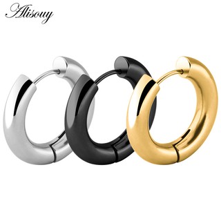 2 Chiếc 5 Mm Thép Không Gỉ Vòng Bông Tai Thời Trang Mặt Dây Chuyền Tai Trang Sức Cho Nữ
