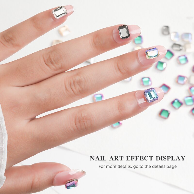 Set 10 Phụ Kiện Đá Pha Lê Trang Trí Móng Tay Sang Trọng