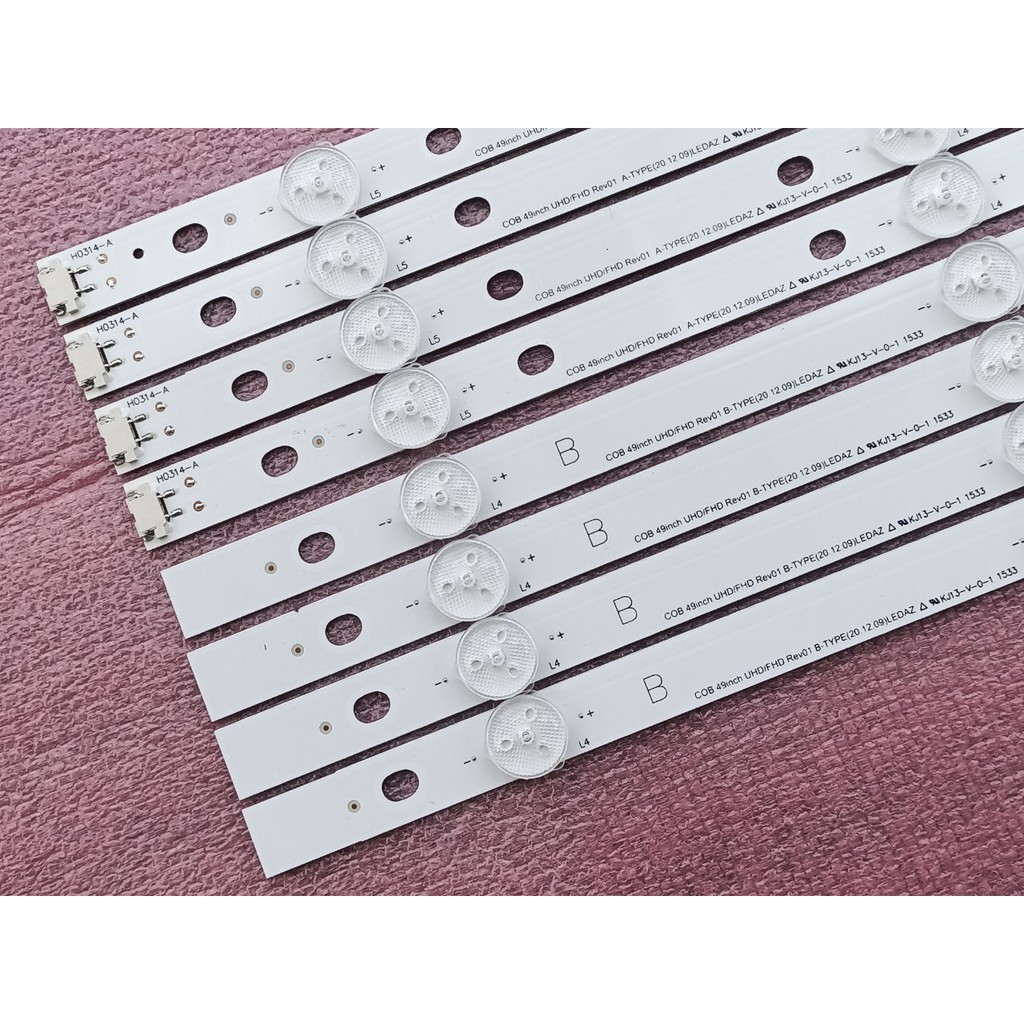 BỘ LED TIVI LG 49UH610 49UH617 49LJ550 49KU6320 49UJ632 49UH619 49UF640 49UF6400 MỚI 100%