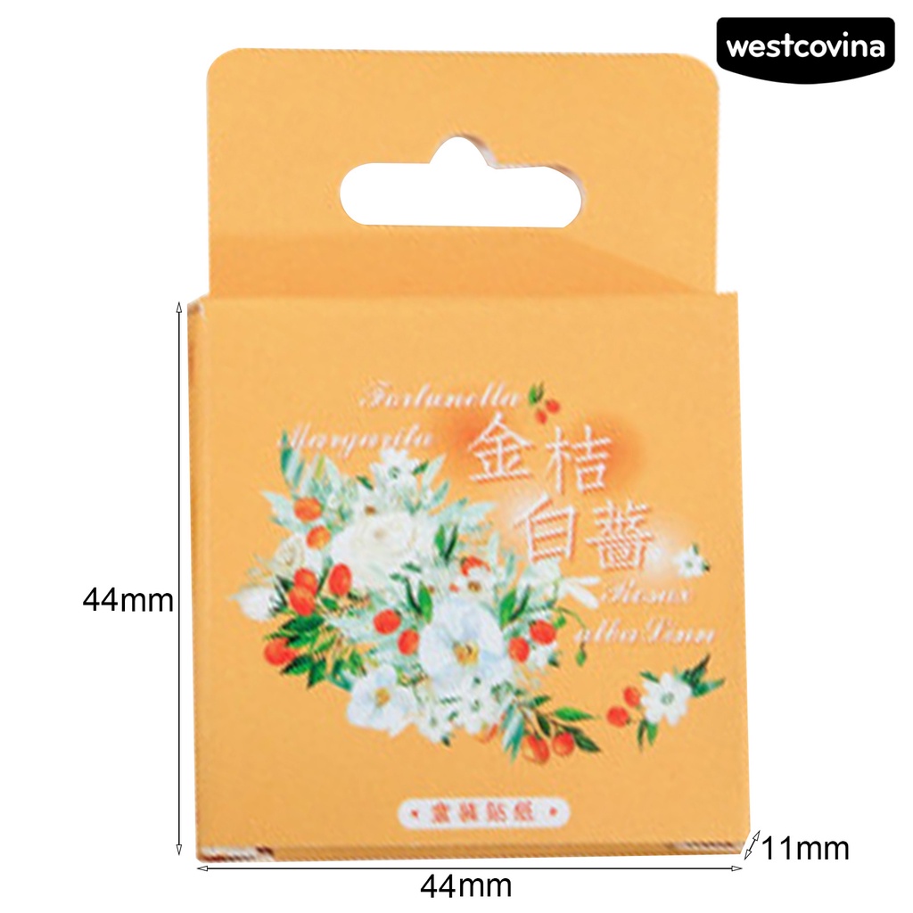 [Hot]✍1 Hộp Nhãn Dán Hình Bông Hoa Trang Trí Văn Phòng Phẩm