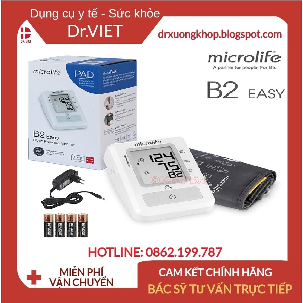 Máy Đo Huyết Áp Microlife B2 EASY