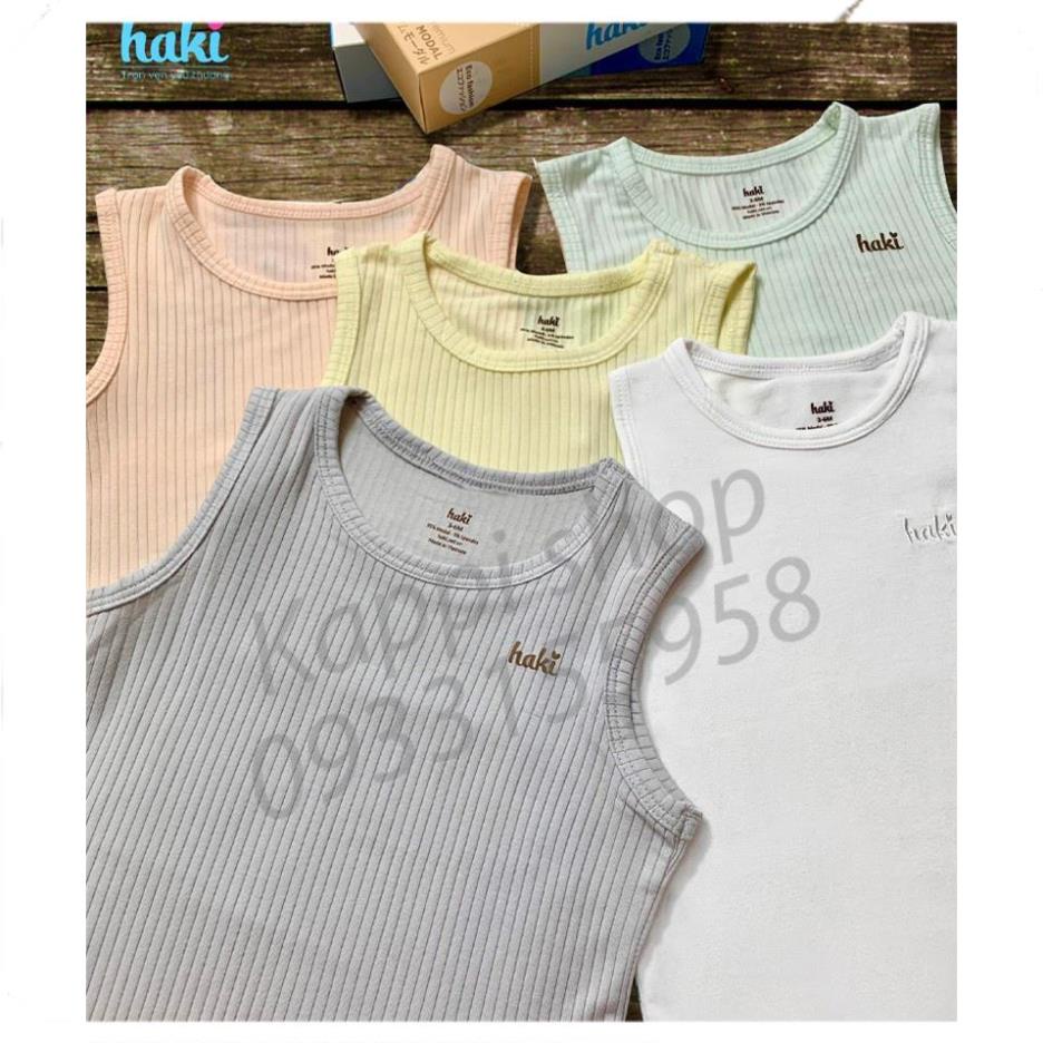 Bộ sát nách vải gỗ sồi (Modal) chính hãng HAKI -BM005 Kappi shop_đồ cho bé yêu